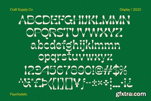 Gadion – Psychedelic Typeface AVPYR5X