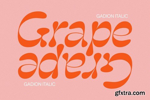 Gadion – Psychedelic Typeface AVPYR5X