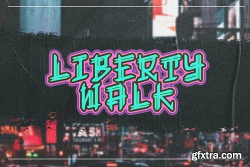 Liberty Walk - Cool Display Font J66LNBB