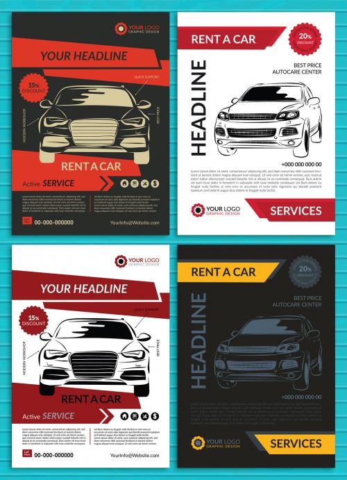 Automotive Services Flyer Layout 4 - 144223765