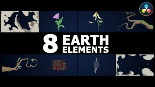 Videohive - Earth Elements | DaVinci Resolve - 48415182 - 48415182