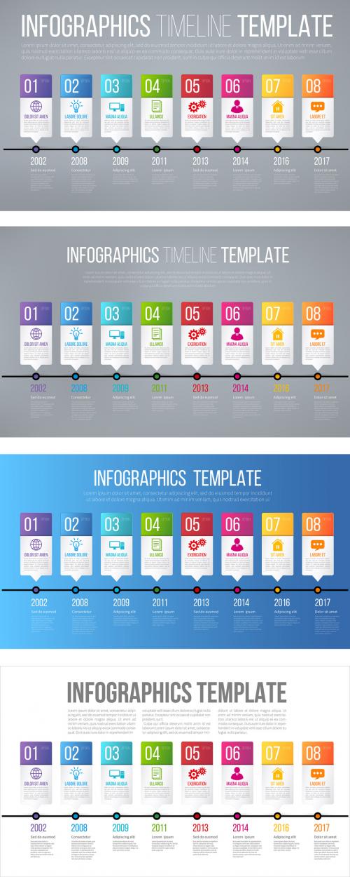 Bright Timeline Infographic 4 - 145266826