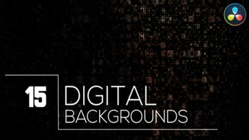 Videohive - Digital Backgrounds for DaVinci Resolve - 48415306 - 48415306