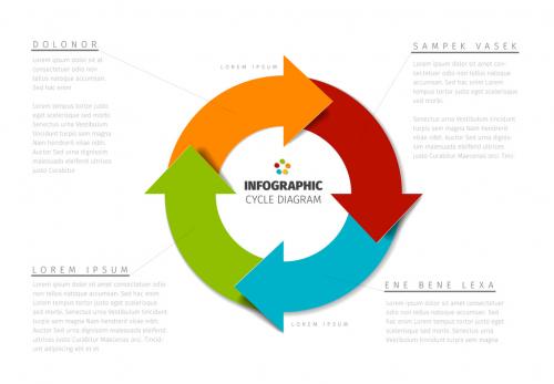 Circle of Arrows Infographic - 145277214