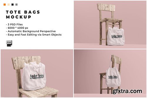 Tote Bags Mockup 4N7EXCB