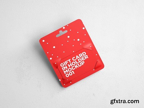 Gift Card In Holder Mockup 001 97WWGJD