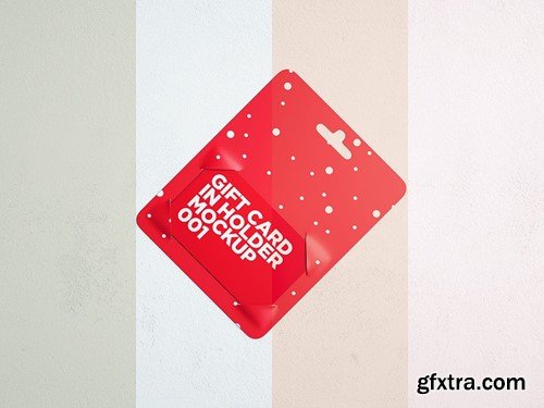 Gift Card In Holder Mockup 001 97WWGJD