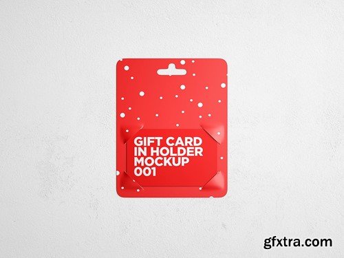 Gift Card In Holder Mockup 001 97WWGJD