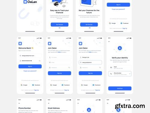 Oalan-Mobile Banking App Figma UI Template Ui8.net