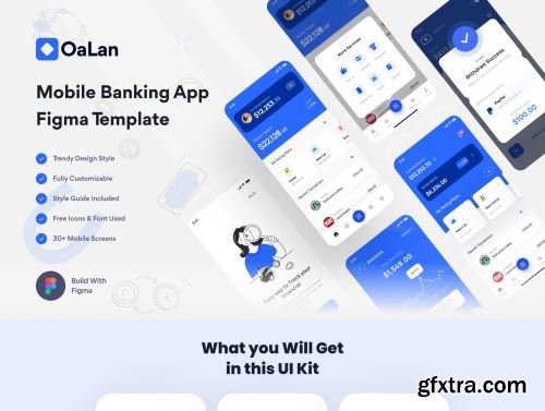 Oalan-Mobile Banking App Figma UI Template Ui8.net