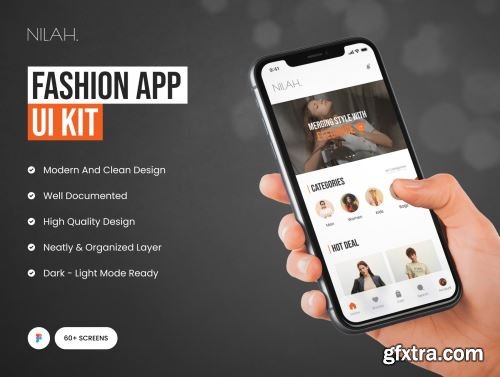 NILAH - Fashion Shopping Mobile App UI Kit Ui8.net