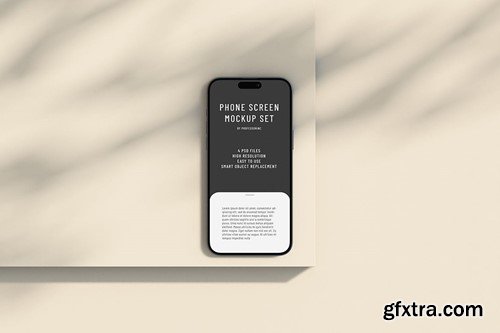 iPhone 15 Pro Max Screen Mockup Set 4939US2