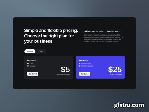 Minimal SaaS Templates on Framer - Squareex Ui8.net