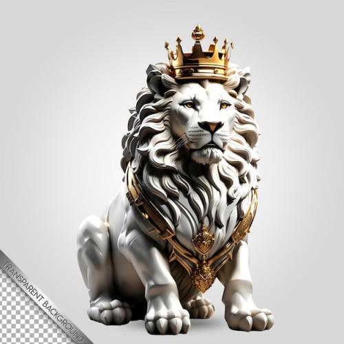 Premium PSD | Lion transparent background Premium PSD