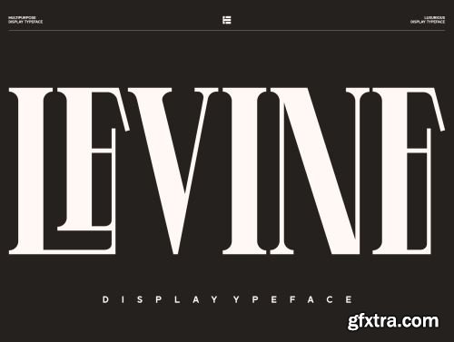 Levine - Display Font Ui8.net
