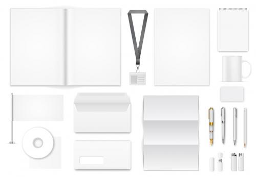 Blank Corporate Identity Set Mockup - 152491122