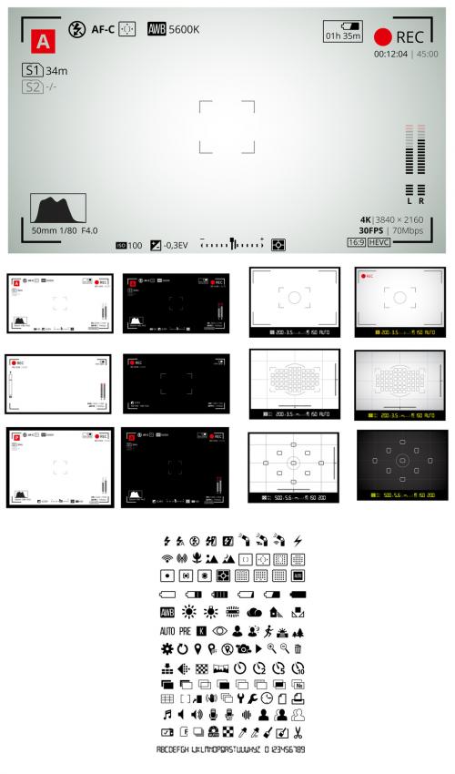 Camera Viewfinder Mockup Template  - 152491188