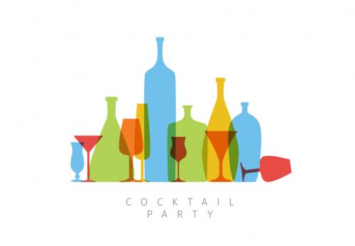 Minimalist Cocktail Party Invitation or Flyer  - 153230548