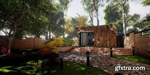 Unreal Archviz Exterior and Interior Tutorial: The Garden Office