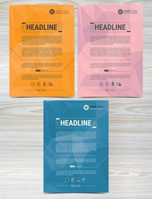 Multipurpose Flyer Layout with Geometric Element 4 - 158513903