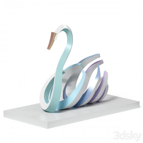 Sculpture statue Swan