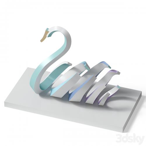 Sculpture statue Swan