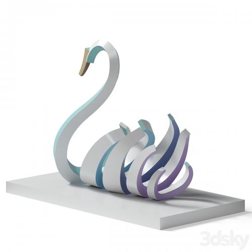 Sculpture statue Swan