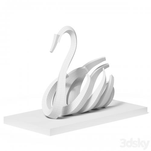 Sculpture statue Swan