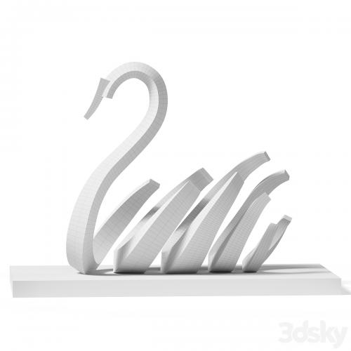 Sculpture statue Swan