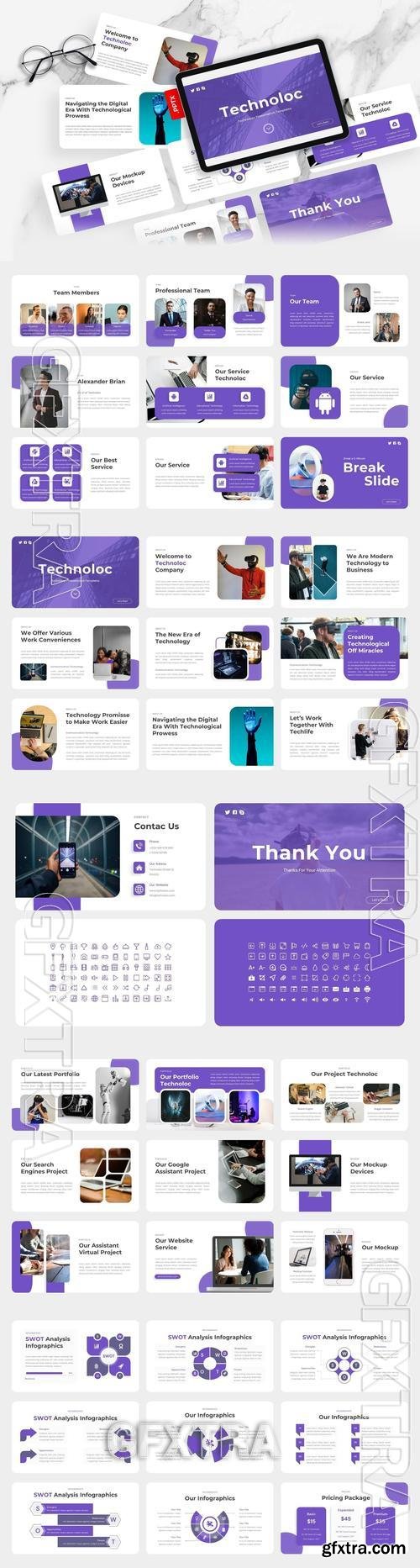 Technoloc - Technology PowerPoint Template BZFVVPS