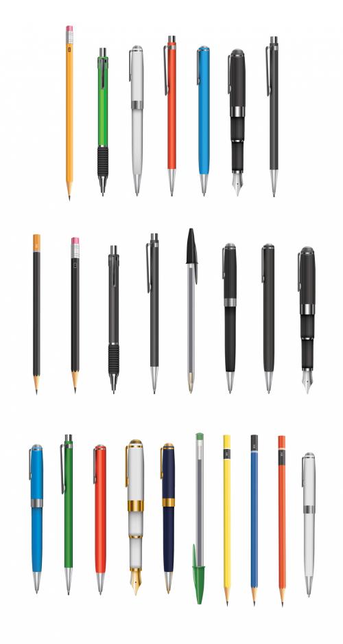 Pen and Pencil Illustration Set - 159939137