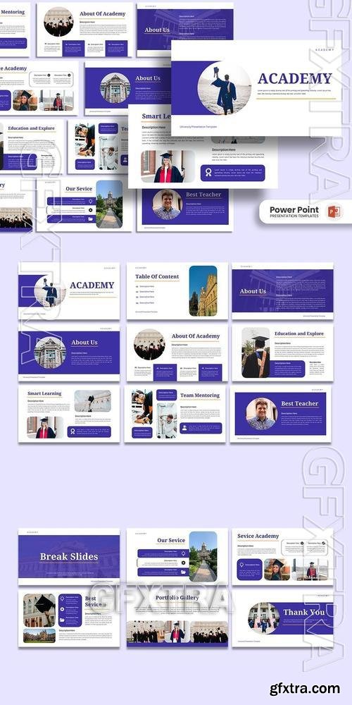 Academy - PowerPoint Template F574UFT