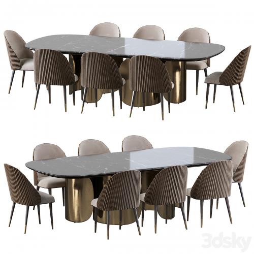 Oscar Opera Contemporary Table and Chair Diva Sb