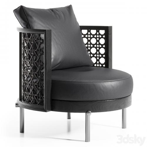 Minotti Torii Nest Armchair