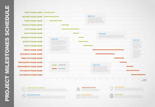 Horizontal Timeline Chart Infographic 2 - 163831345