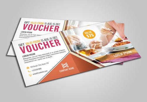 Restaurant Gift Voucher Layout 1 - 163842200