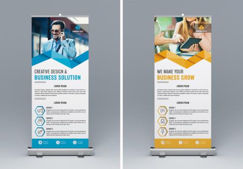 Two Marketing Kiosk Banners 1 - 163842255