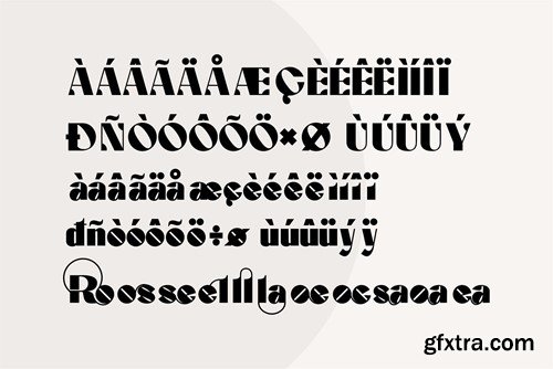 Rosella Modern Sans Serif Font 5328VAN