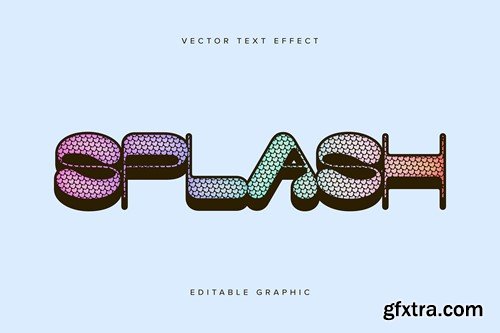 Colourful Bold Vector Text Effect Mockup 9USJT7C