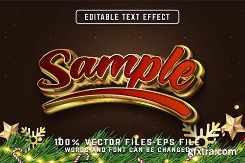 Christmas Editable Text Effect KSQD3EZ