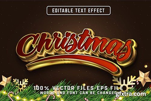 Christmas Editable Text Effect KSQD3EZ