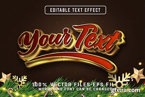 Christmas Editable Text Effect KSQD3EZ