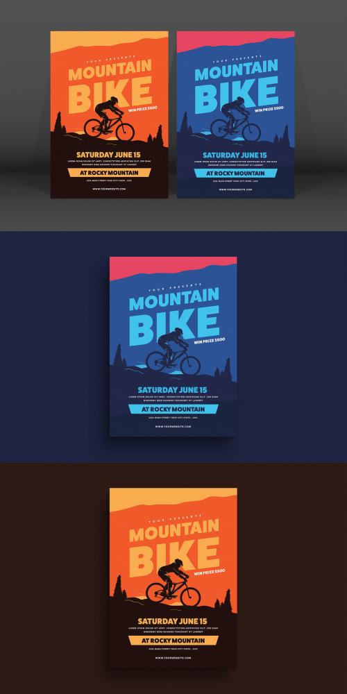 Mountain BIke Event Flyer - 165116612