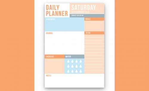 Daily To Do List Layout 7 - 165954503