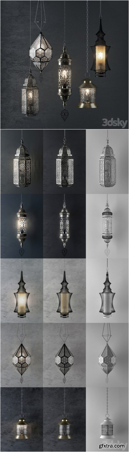 Oriental lamps