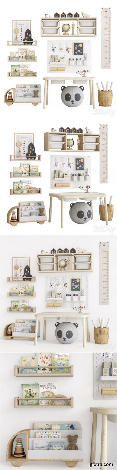 Toys, decor and furniture for nursery 2 