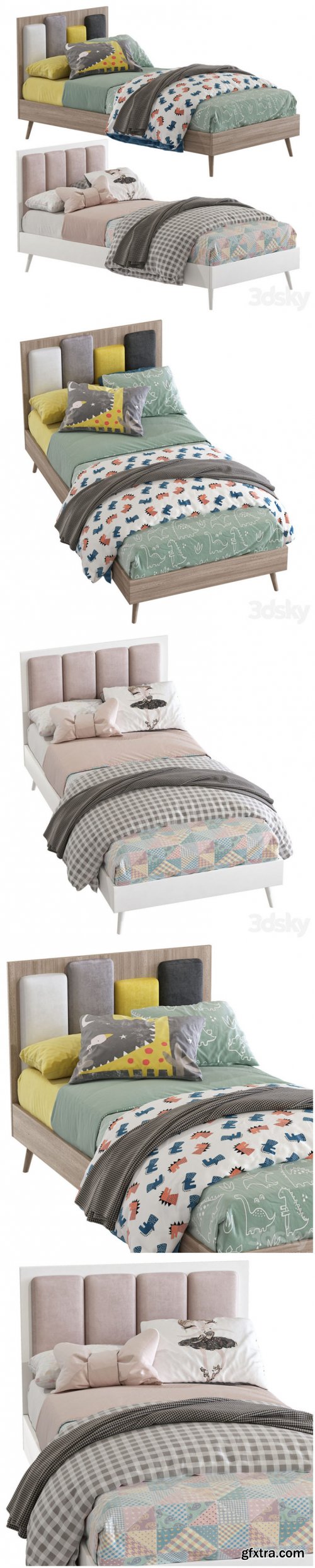 Modern style bed 235