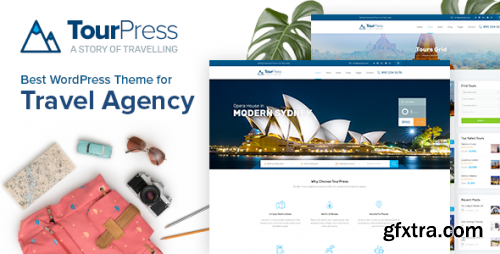 Themeforest - TourPress - Travel Booking WordPress Theme 22395330 v1.2.2 - Nulled