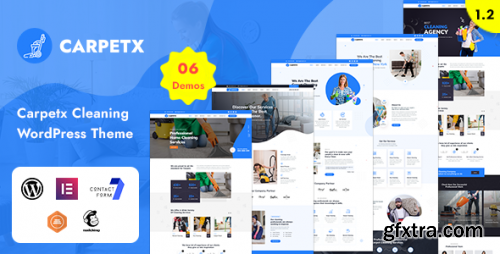 Themeforest - Carpetx - Cleaning Services WordPress Theme 33853314 v1.6 - Nulled