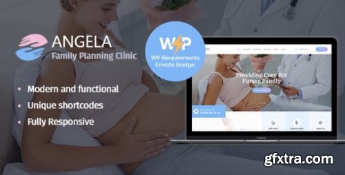 Themeforest - Angela | Family Planning &amp; Pregnancy Clinic WordPress Theme 21205826 v1.1.8 - Nulled